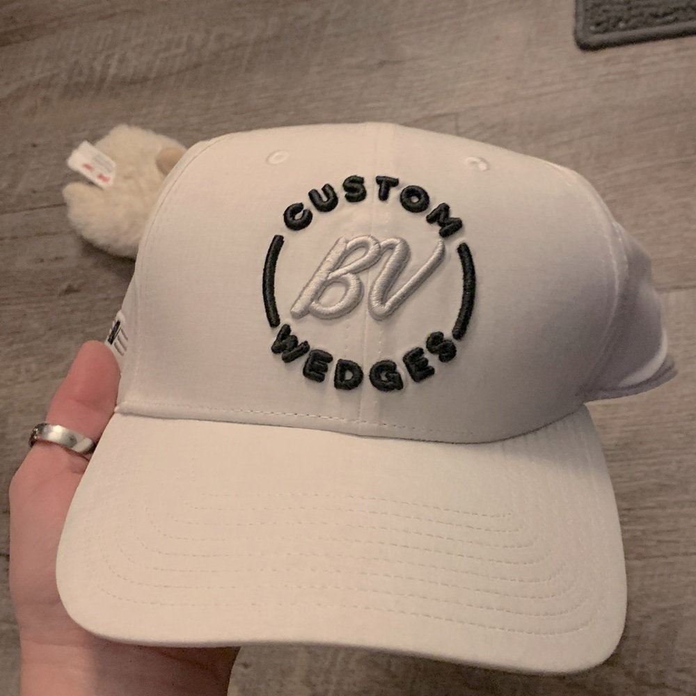 Custom wedges golf hat